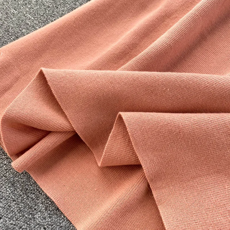 

Sweet Ladies Patchwork Knitted Sweater Dress Women Fashion Spring Peter Pan Collar Long Sleeve A Line Casual Female Mini Dresses