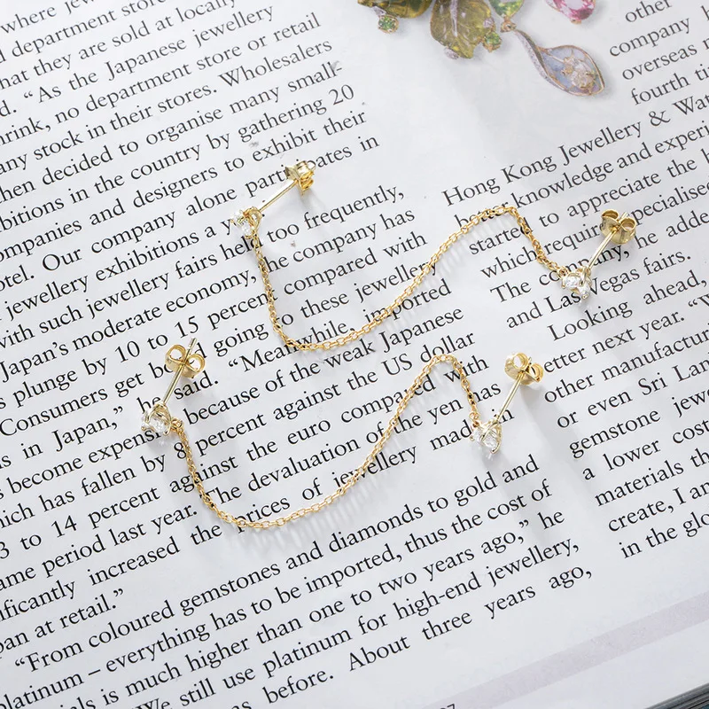 Женские серьги-кольца из серебра 925 пробы с фианитом | Украшения и аксессуары