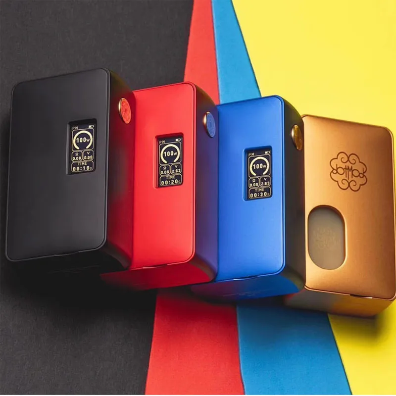 Оригинальный Dotmod Dot Mod Squonk 100 Вт электронные сигареты коробка мод комплект с dotRDA 24