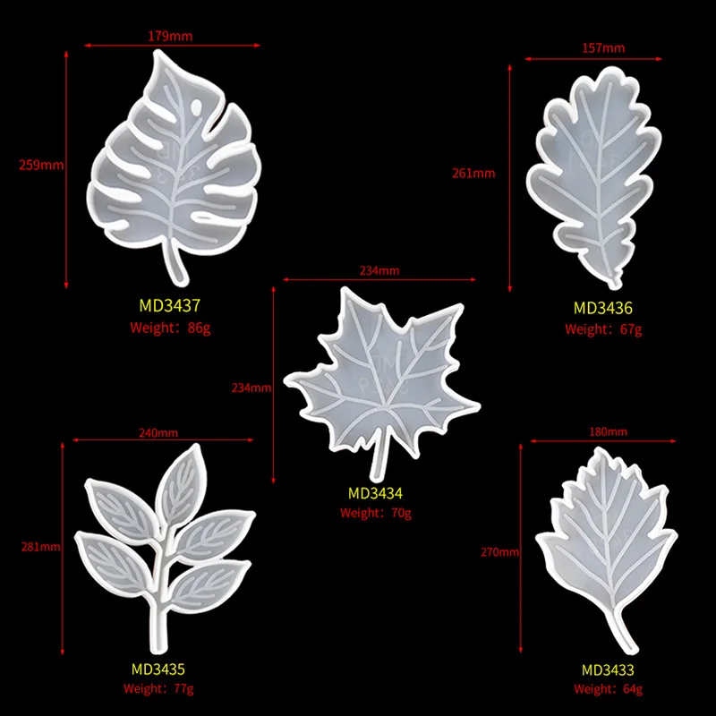 

Leaf Coaster Resin Mold DIY Handmade Crystal Glue Mold Wine Rack Maple Leaf Coaster Silicone Mold cookie cutter Cup Mats