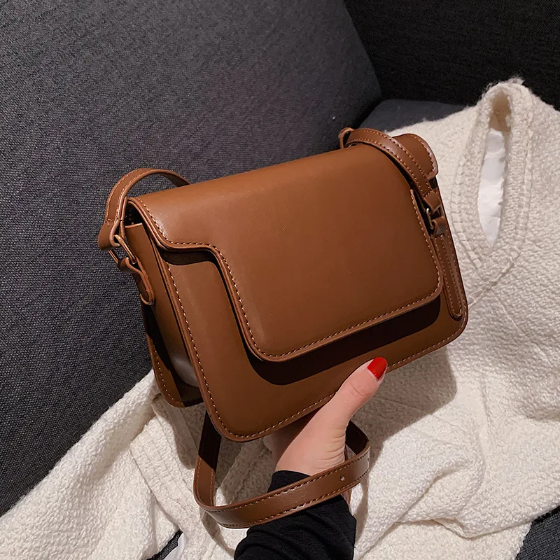 

Autumn Winter Retro Small Bag 2021 New Bags Women's Bag All-Matching Ins Messenger Bag High-End Fashion Small Square Bag