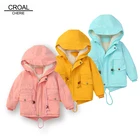 Детская куртка для мальчиков и девочек CROAL, флисовая бархатная верхняя одежда для мальчиков и девочек, комбинезон для детей, зима 2019