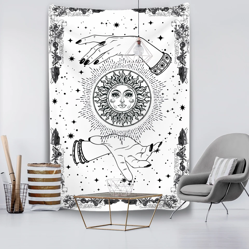 

Tarot Card Tapestry Wall Hanging Astrology Divination Bedspread Beach Matwitchcraft Mandalay Hippie Mandalas Brujeria