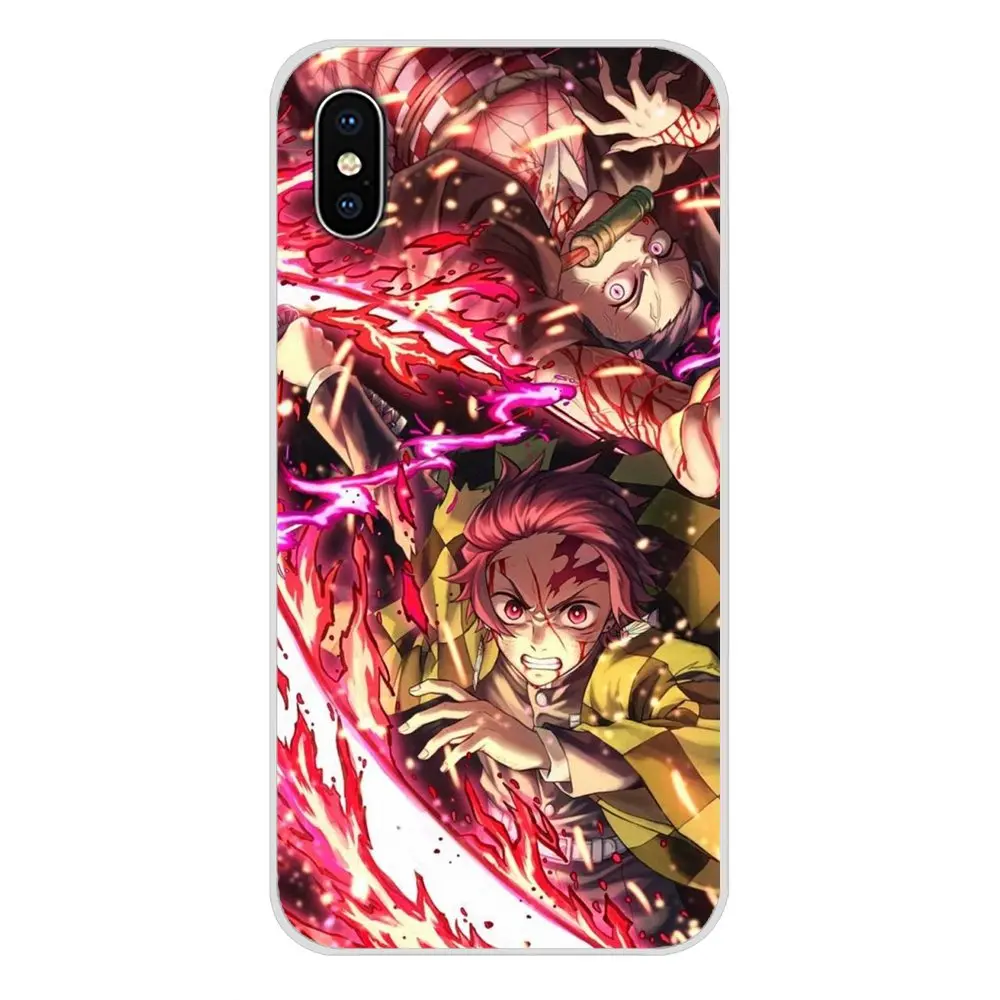 accessories phone cases covers for apple iphone x xr xs 11pro max 4s 5s 5c se 6s 7 8 plus ipod touch 5 6 anime demon slayer free global shipping