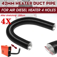 124pcs 42mm air intake outlet exhaust hose tube air diesel parking heater ducting pipe for webasto eberspacher heater