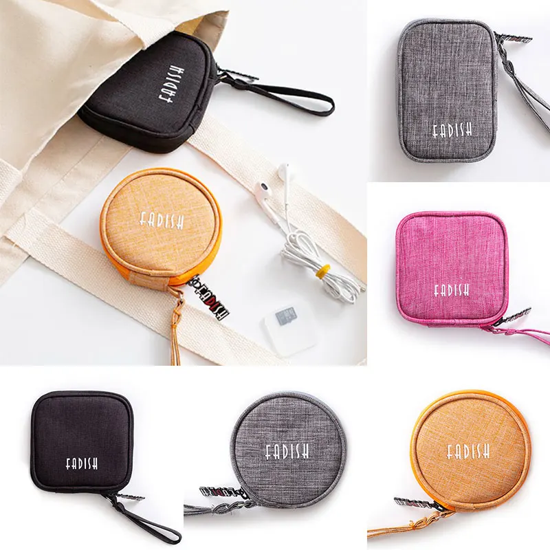 

Cable Bag Organizer Wire Charger Digital USB Gadget Portable Electronic Earphone Case Zipper Storage Pouch Accessories Supplies