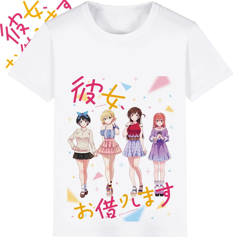 

Rent A Girlfriend Kanojo Okarishimasu Chizuru Mizuhara Mami Nanami Cosplay Costume Adult Kids Child Short Sleeve T-shirt T shirt