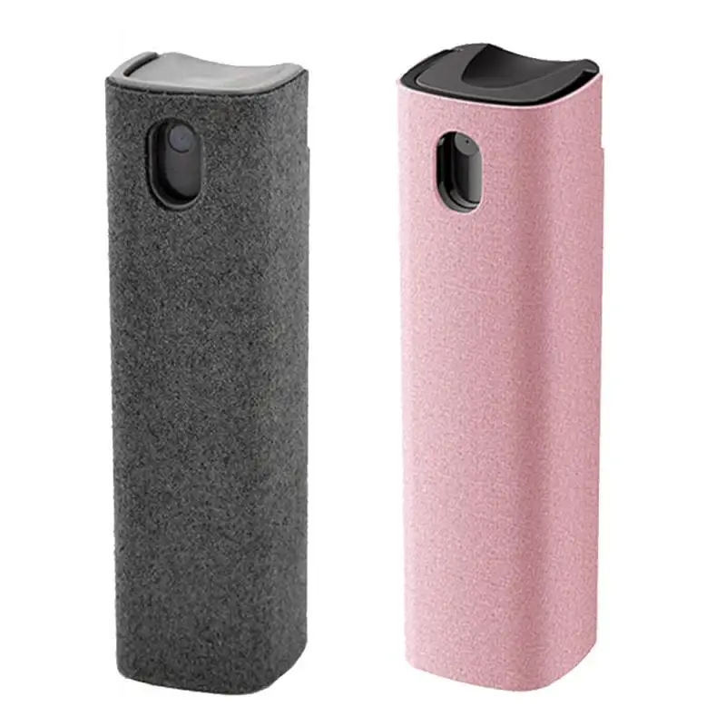 

2 In 1 Phone Screen Cleaner Spray Computer Screen Dust Removal Microfiber Cloth Set Cleaning Artifact Without Cleaning Solution