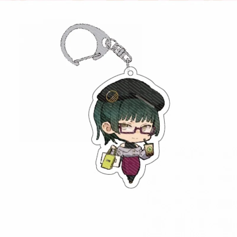 

Anime Jujutsu Kaisen Itadori Yuji Nanami Kento Gojo Satoru Acrylic Krychain Pendang Keyring School Bag Charm Cosplay Cartoon Toy