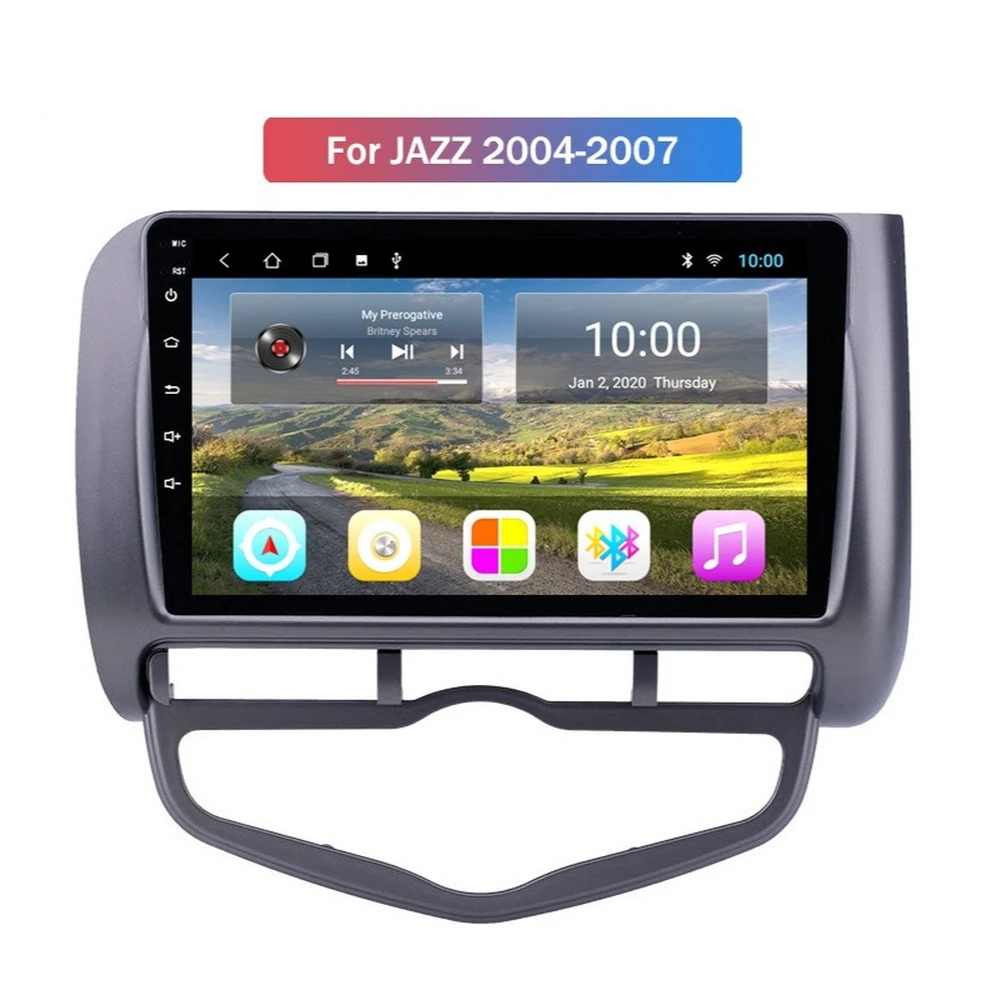 

6G+128G Android 10.0 Car GPS Navigation For Honda JAZZ 2004-2007 Car Radio Player With 4G DSP BT Mirror Link Backup Camera