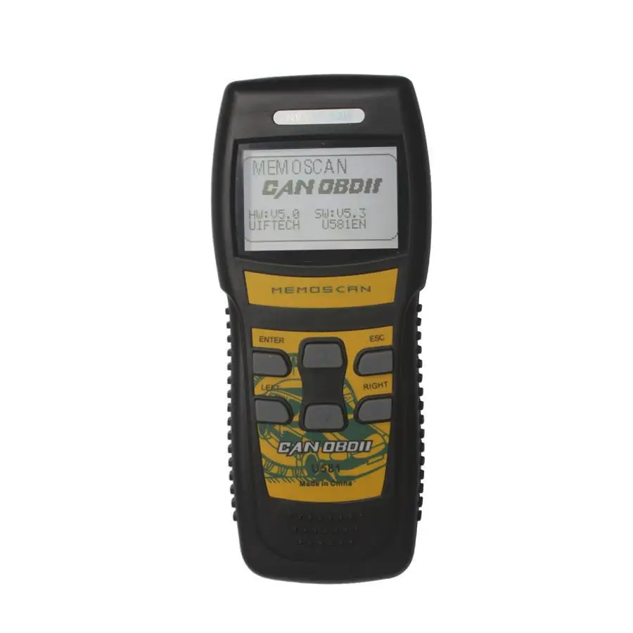Высококачественный Сканер U581 CAN BUS OBD2 Memo автомобильный детектор неисправностей