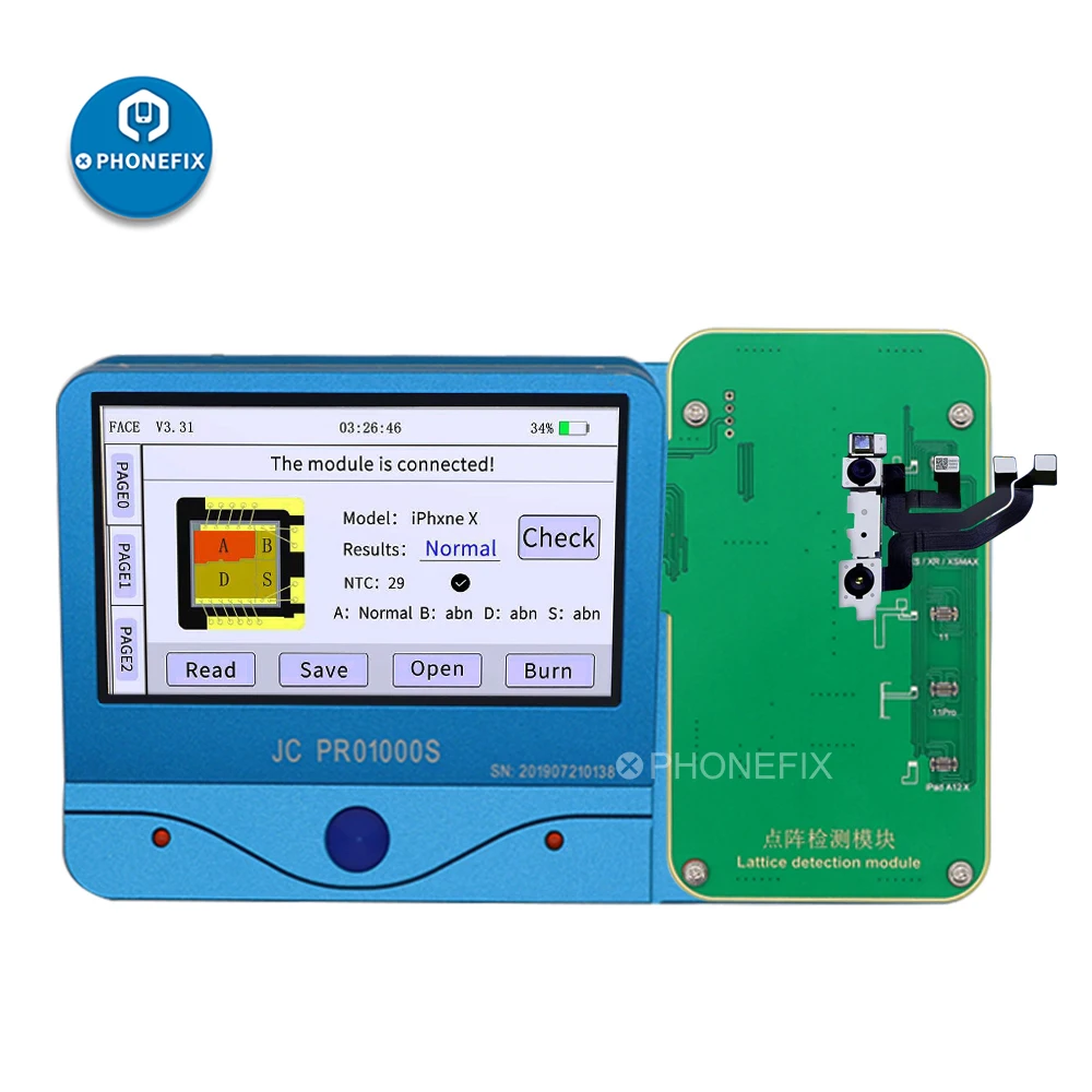 Модуль обнаружения JC с точечной матрицей Ремонтное устройство для лица iphone X 11pro
