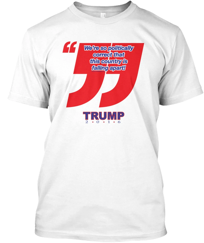 Мужская футболка Трамп + политкорректная женская футболка| |