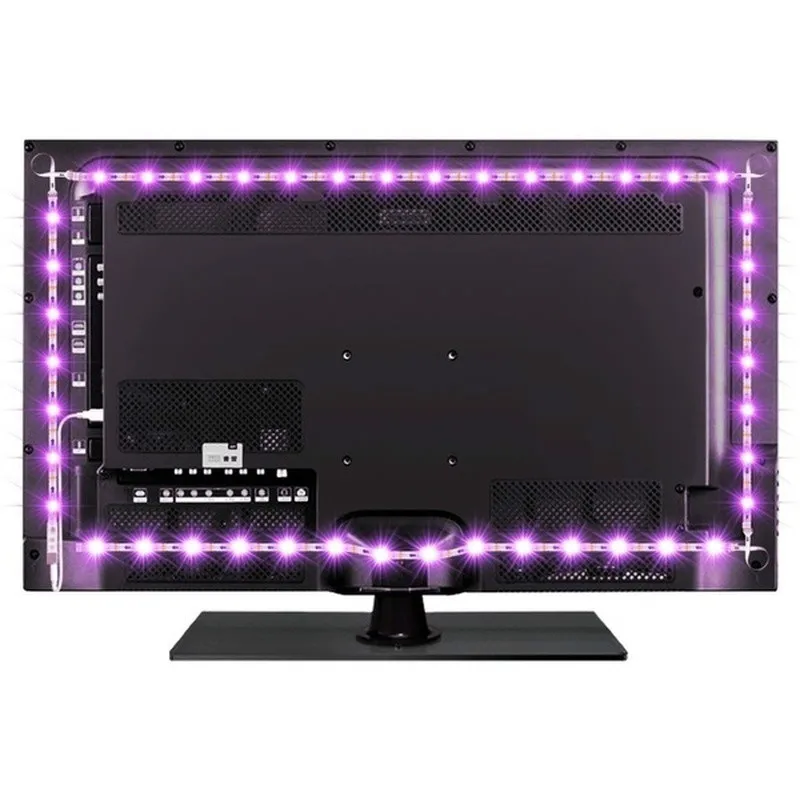 SMD 2835 светодиодный полосы светильник RGB 0 5 м/1 м/2 м декоративный ночной Светильник s