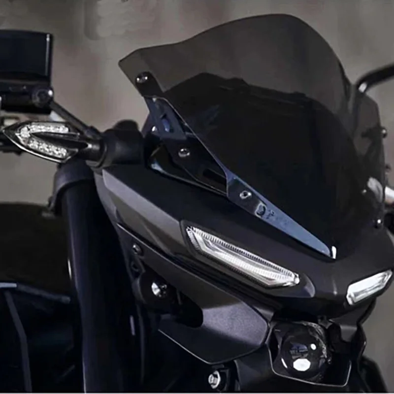Подходит для yamaha MT-03 mt03 mt 03 2020 2021 mt25 25 MT-25 алюминиевый отражатель ветрового стекла