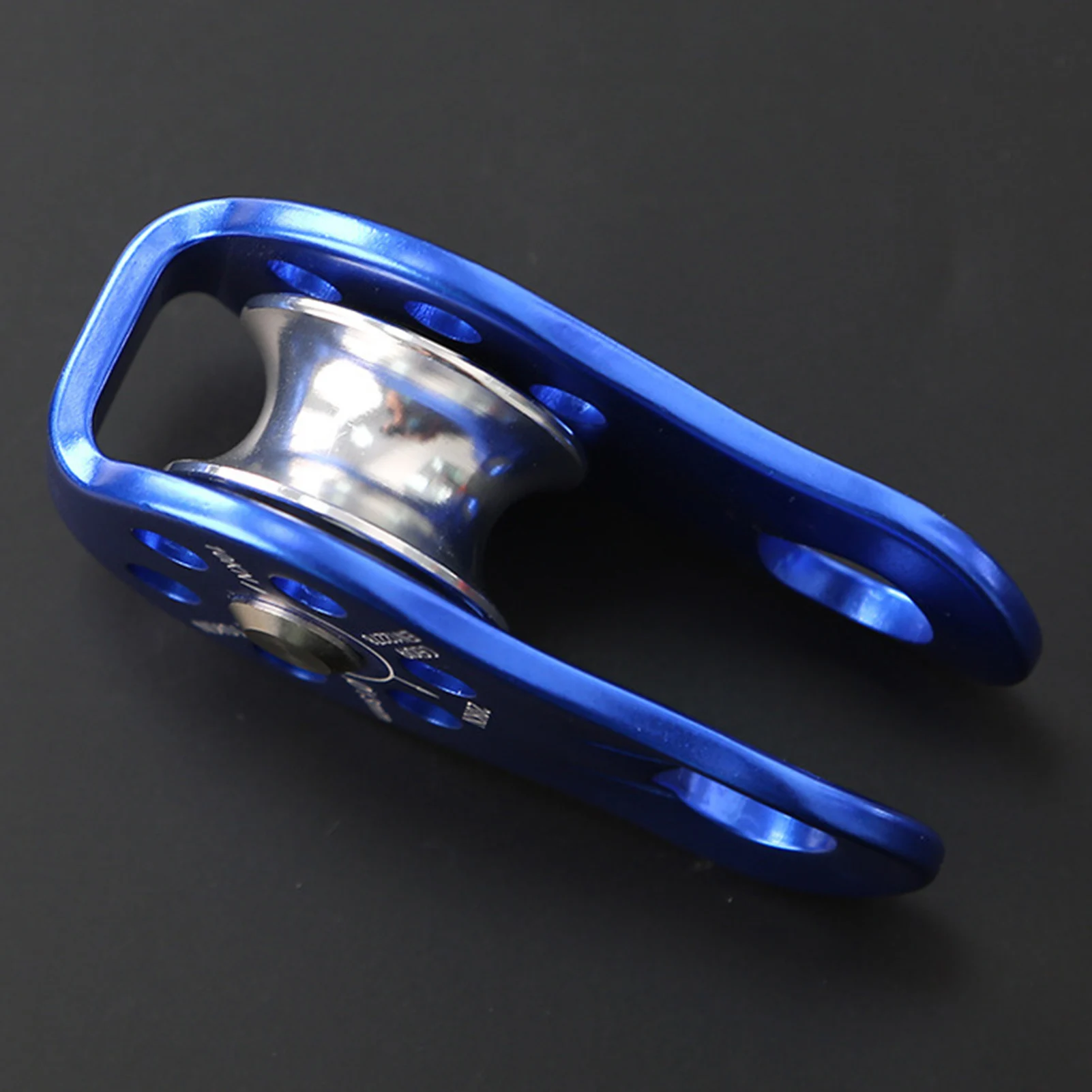 

Outdoor Rock Climbing Fixed Side Plate Single Sheave Pulley Hauling Gear Tool