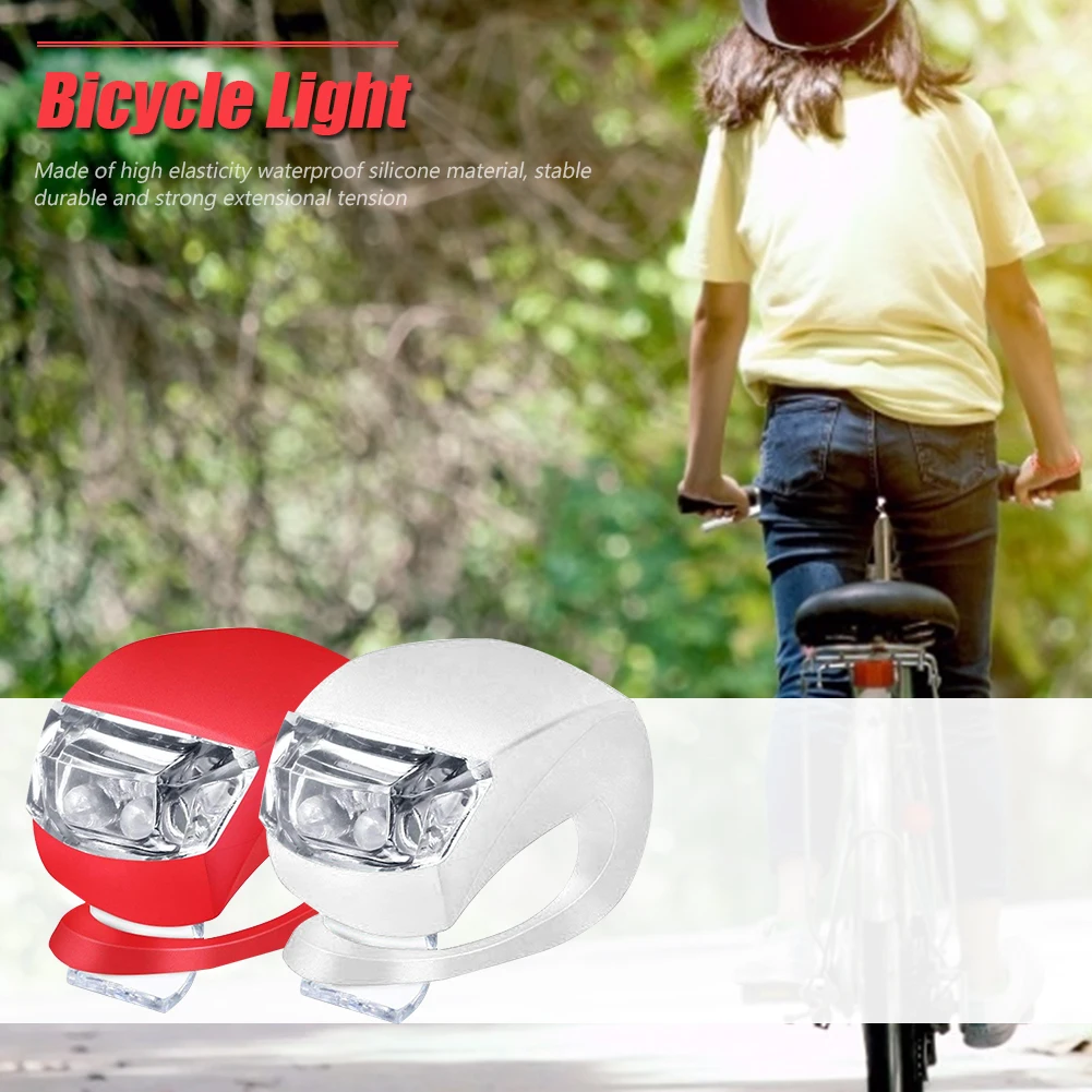 6 шт./компл. велосипед лягушка огни силиконовая фара Безопасность