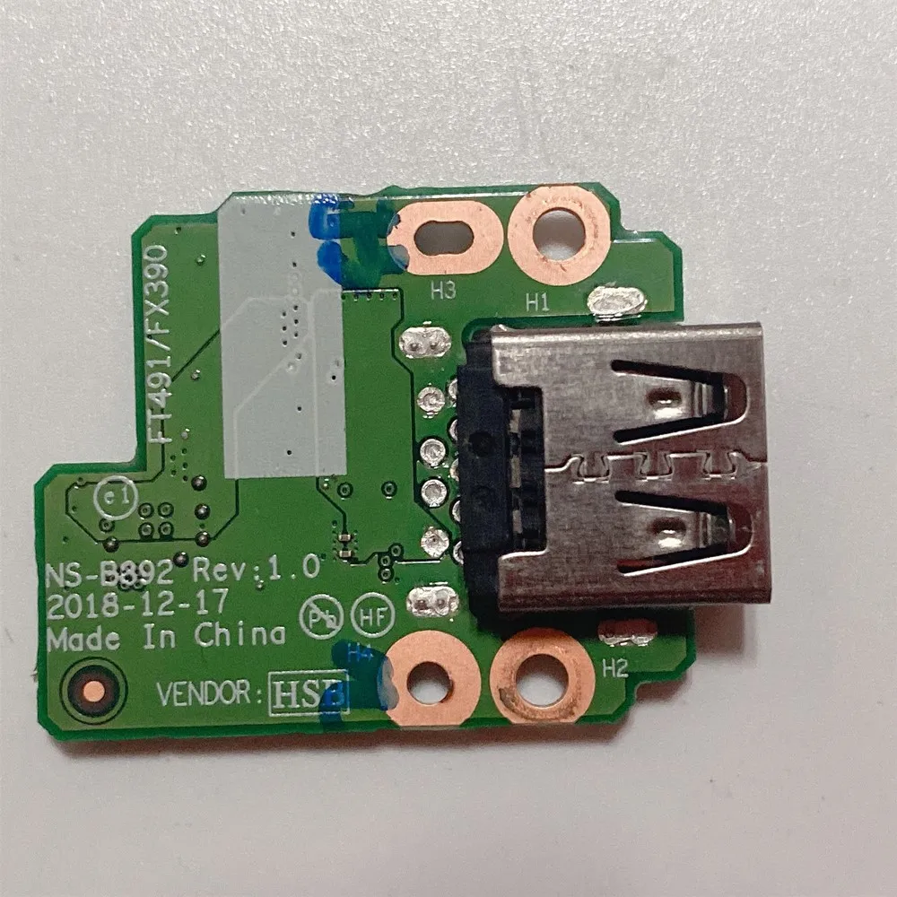 

Новый оригинальный USB разъем платы для Lenovo Thinkpad T490S T495S X390 X395 X13 ноутбука USB FRU 01YN265