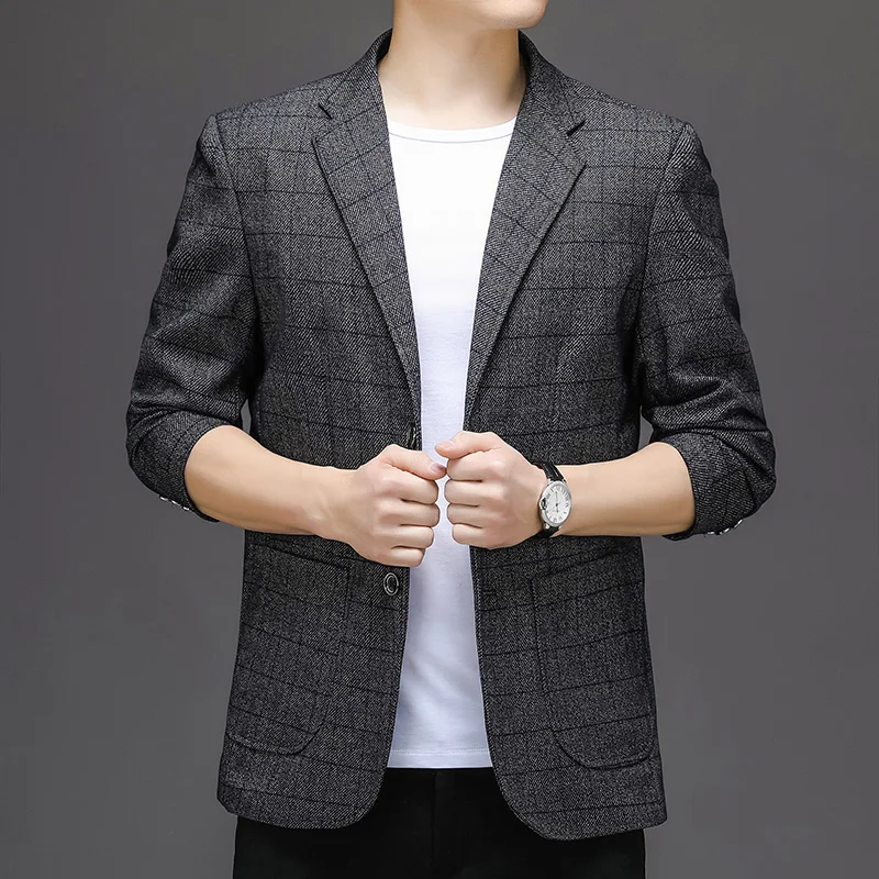 

Высококачественный костюм, новинка осень-зима 2021, деловой Повседневный модный костюм