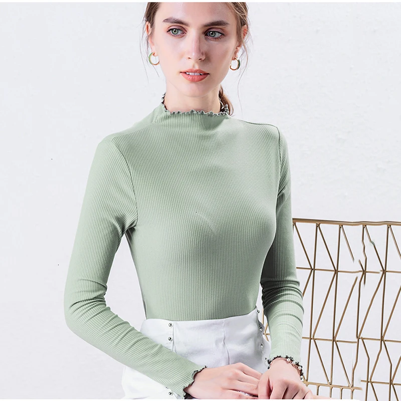 Herfst Slanke Gebreide Lange Mouw trui размера плюс Elegante vrouwen Coltrui джемпер больше d trui| |