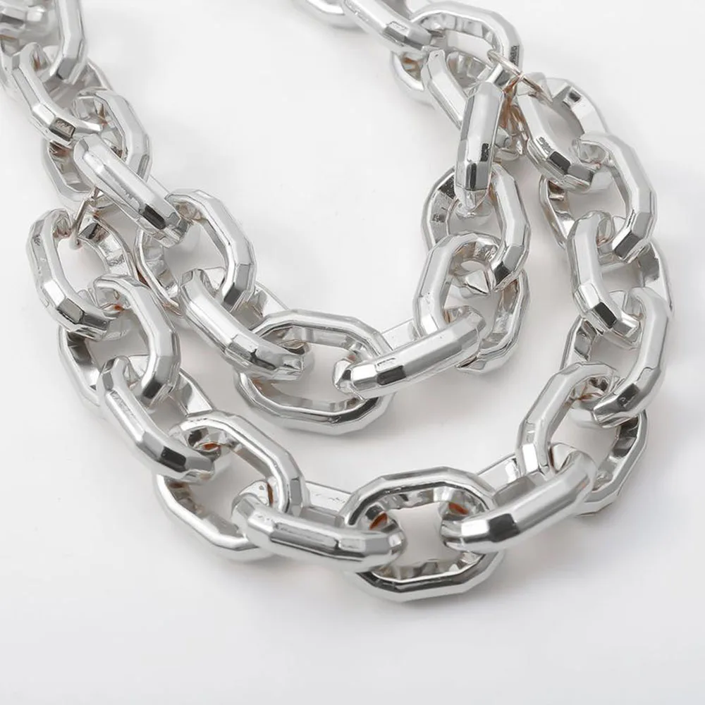 Богемный этнический стиль акрил толстый цепочка короткое ожерелье 2020 модные и