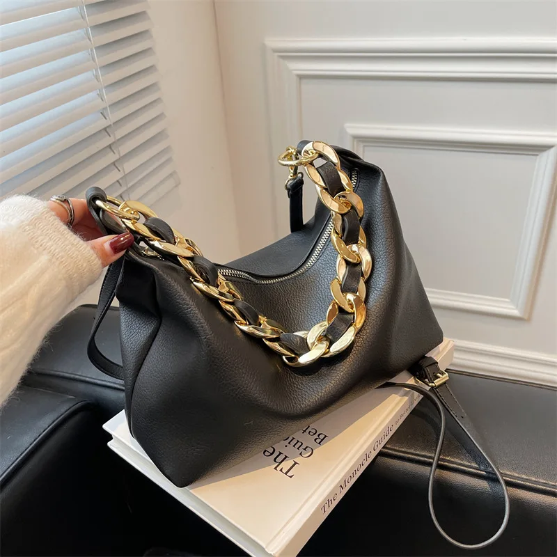 

New Bag For Women Simple Foreign Style Satchel Autumn And Winter 2021 Fashion Acrylic Chain Square Bag Bag