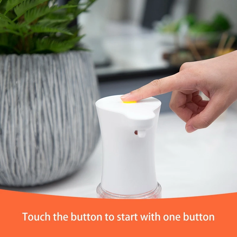 

Automatic Foam Soap Dispenser,Touchless Hand Sanitizers Bottle Desktop Infrared Sensor USB Electric Machine for Bathroom