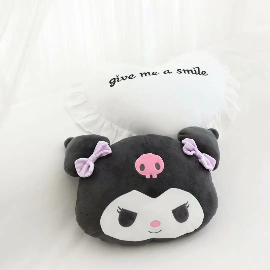 Подушка в стиле аниме Kuromi Melody подголовник с рисунком мягкая Автомобильная