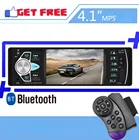Автомагнитола 1 Din 4,1 дюйма Bluetooth аудио видео MP5 плеер TF USB быстрая зарядка ISO Удаленная стереосистема головное устройство 7805C