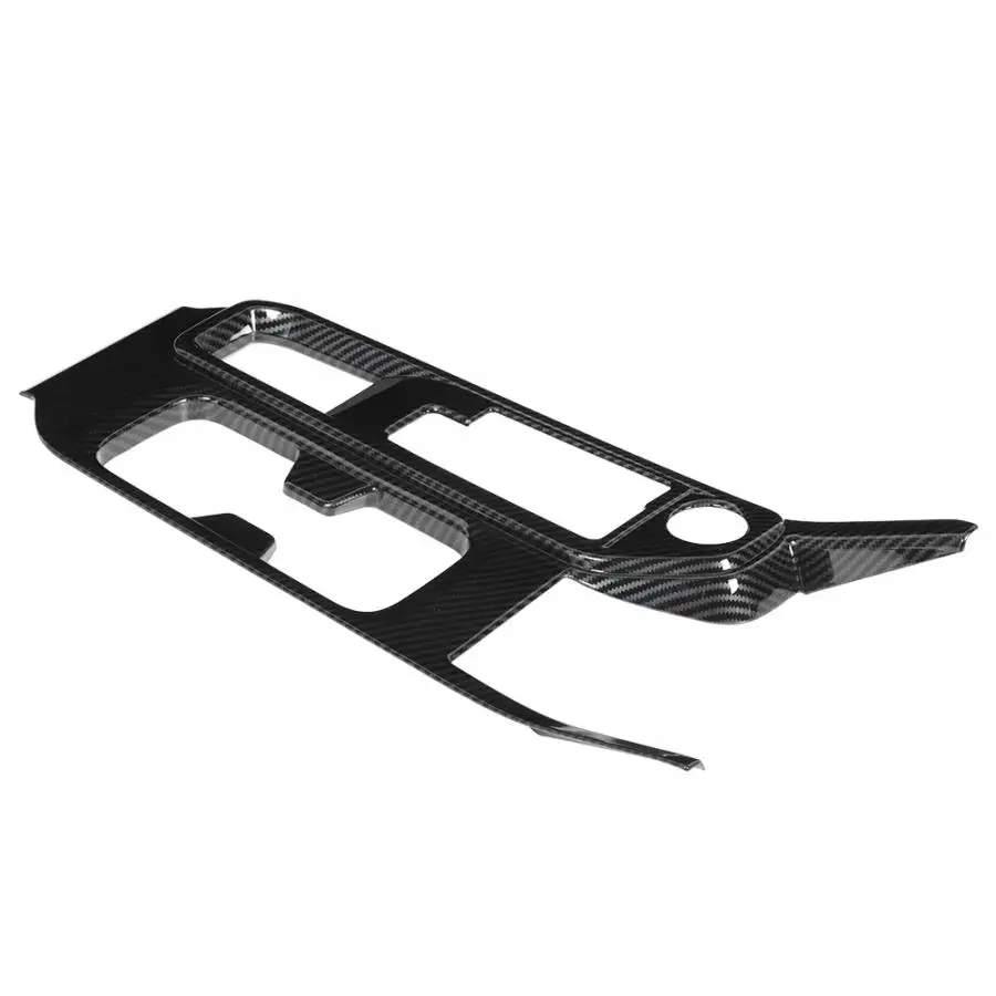 Хромированный Стайлинг из углеродного волокна центральное управление коробка