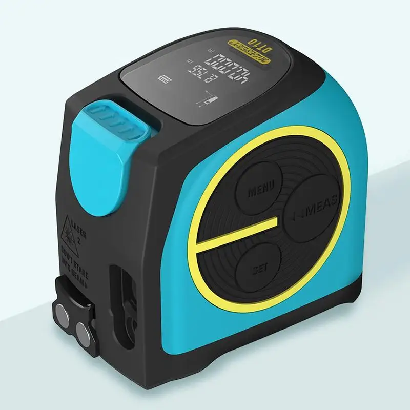 

Laser ranging tape measure 5m mini box ruler stainless steel ruler precision steel tape meter ruler woodworking rangefinder