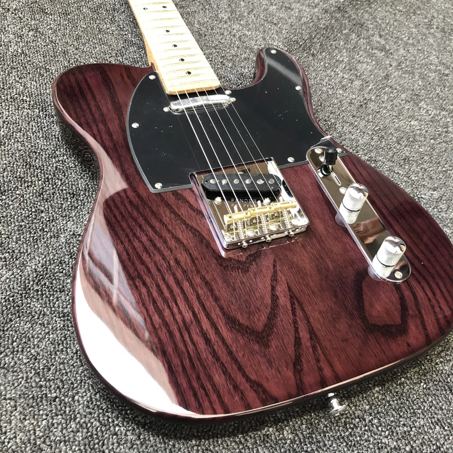 Болотная пепельная электрогитара Bookmatched твердый корпус фиолетовый глянцевый