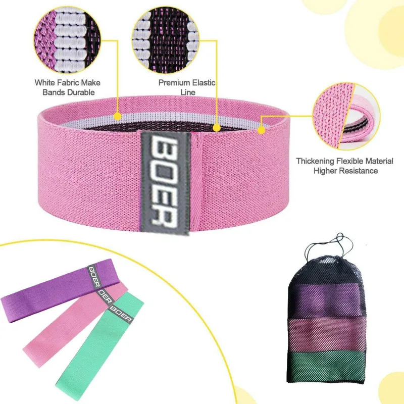 3 шт. эластичные ленты для занятий спортом йогой|Эспандеры| |