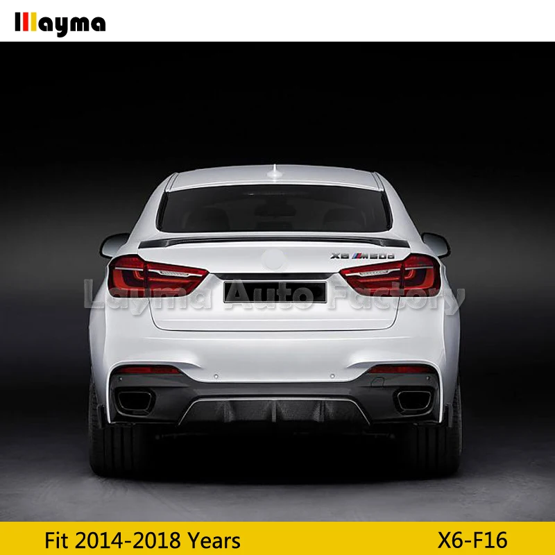 Стильный спойлер для заднего багажника из углеродного волокна BMW X6 xDrive 28i 35i 50i 2014