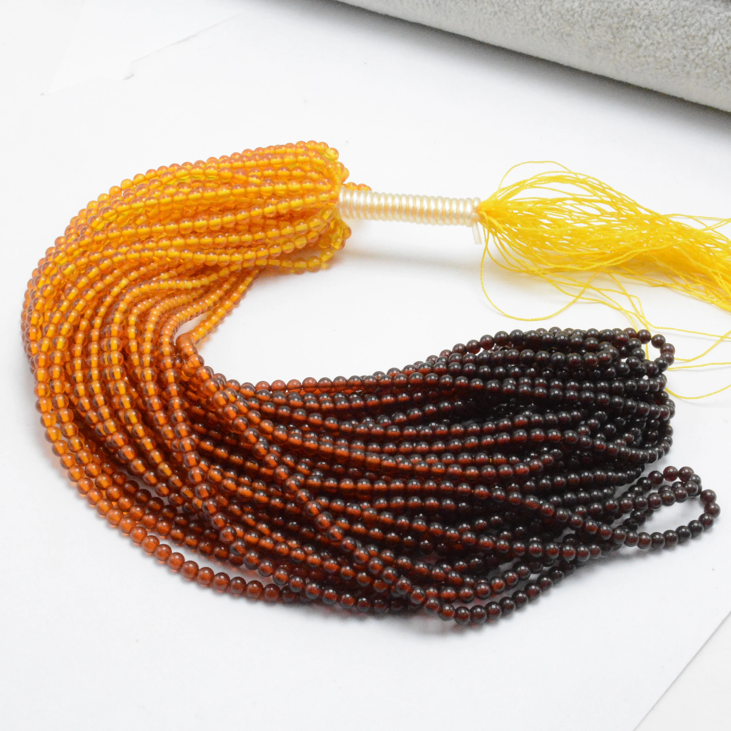 Натуральный отборный Балтийский мед и янтарные круглые бусины Congnac 3 3-3 5 мм/нить