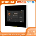 Staniot Wi-Fi Беспроводная домашняя безопасность от взлома Tuya Умный дом Wi-Fi система сигнализации Поддержка IOS и Android APP 433 МГц для гаража,Горячая распродажа по России, быстрая доставка в течении 48 часов.