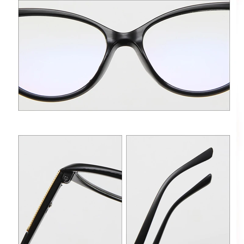 

RBROVO Cat Eye Glasses Frame Women Brand Glasses Women High Quality Eyeglasses for Women/Men Mirror Lentes De Lectura Mujer