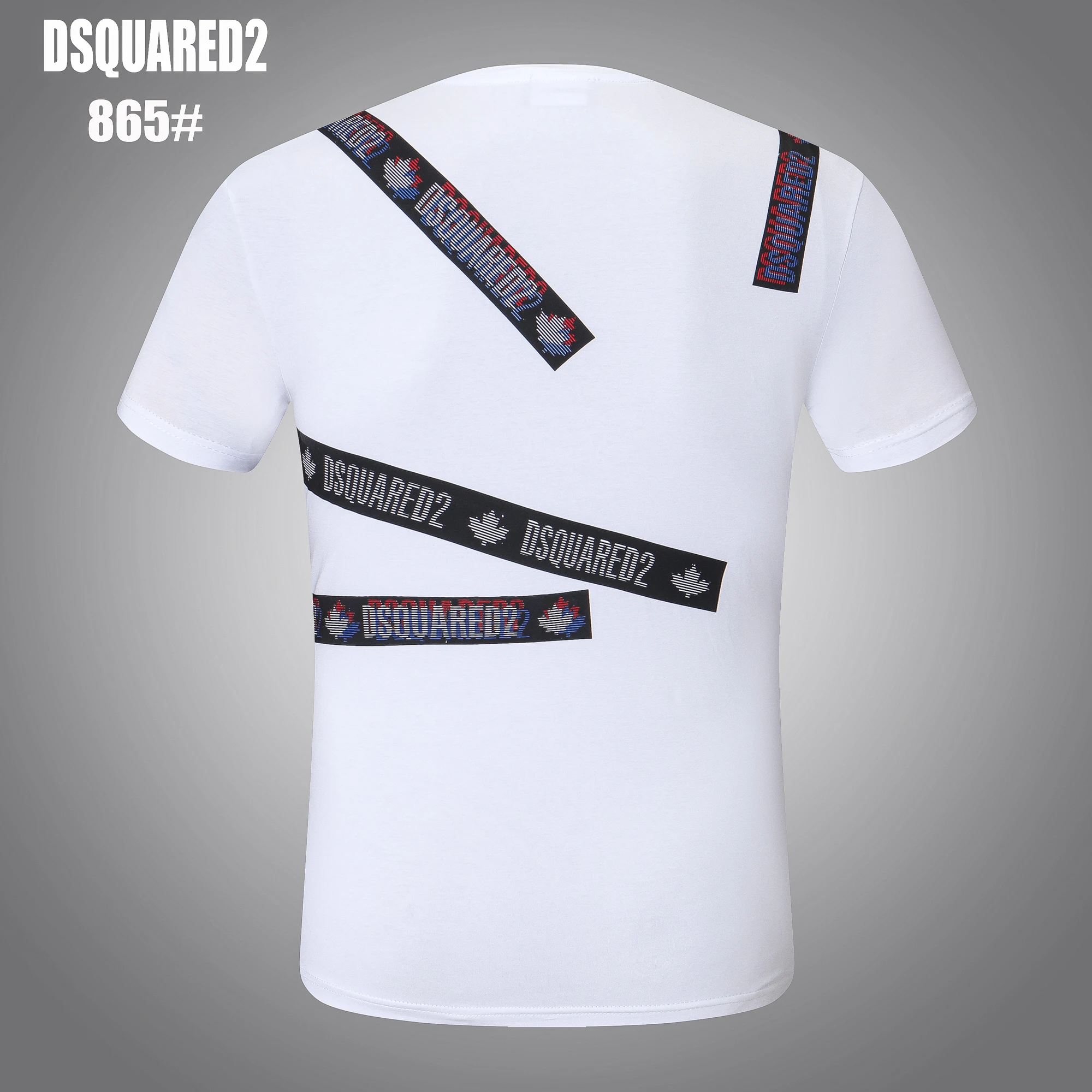 

Men's Women's Printed LettersRound Neck Short Sleeve Street Hip Hop Pure Cotton Authentic Tee DSQUARED2 T-shirt