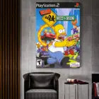 The Simpsons хит и запуск экшн-видеоигры плакат декоративной живописи холст стены искусство гостиной постеры спальня живопись