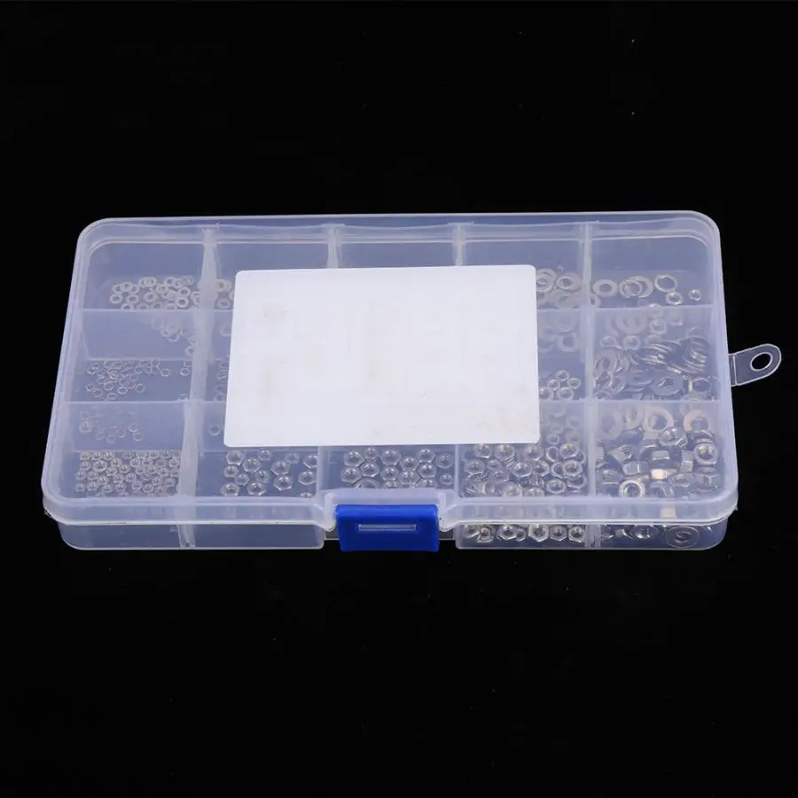 Плоская шайба 750 шт. эластичная набор гаек оборудование из нержавеющей стали