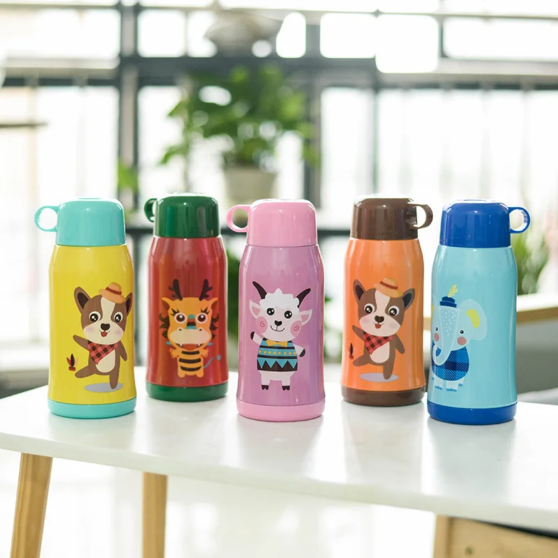 Детский термос чашка двойного назначения из нержавеющей стали для детей с