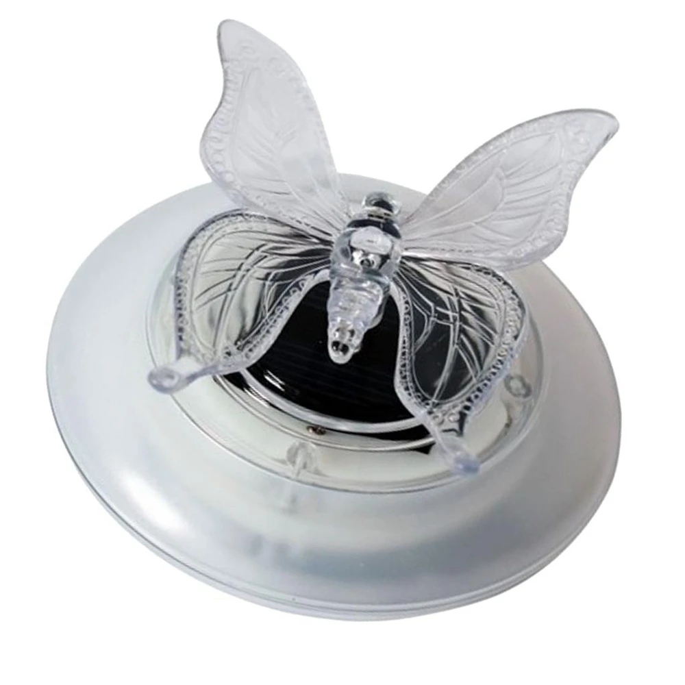 Butterfly Солнечный светодиодный плавающая лампа RGB Изменение цвета бабочка/стрекоза форма открытый сад плавательный фонтан бассейн свет воды - Испускаемый цвет: Butterfly