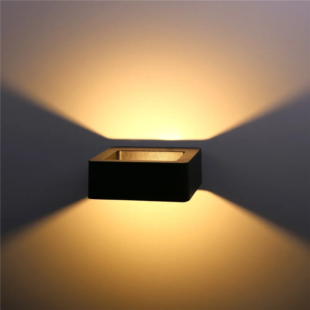 7w Warm Cold LED Wall Light Waterproof IP66 Porch Modern Lamp Radar Motion Sensor Courtyard Garden Outdoor | Лампы и освещение