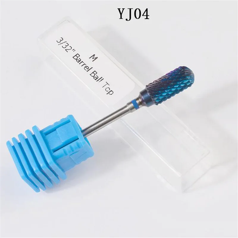 5Type Blue Tungsten Carbide Burrs Nail Drill Electric Machine For Manicure Cuticle Milling Cutter Accessories Tools | Красота и