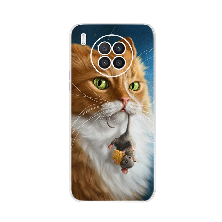 Чехол для Huawei Nova 8i новинка 2021 модный Мягкий силиконовый чехол из ТПУ телефона Nova8i
