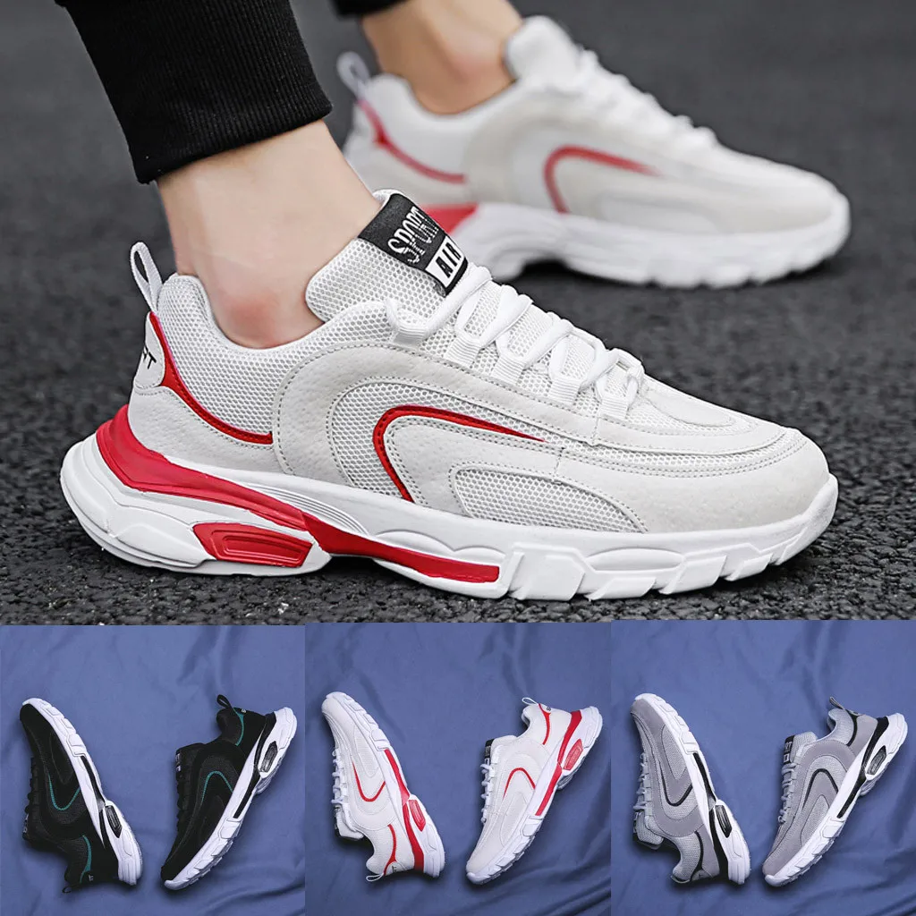 

SAGACE Fashion Sneaker Men Breathable Mesh Casual Shoes Men Outdoor Sports Shoes for male Shoes Walking Sneakers Tenis Feminino