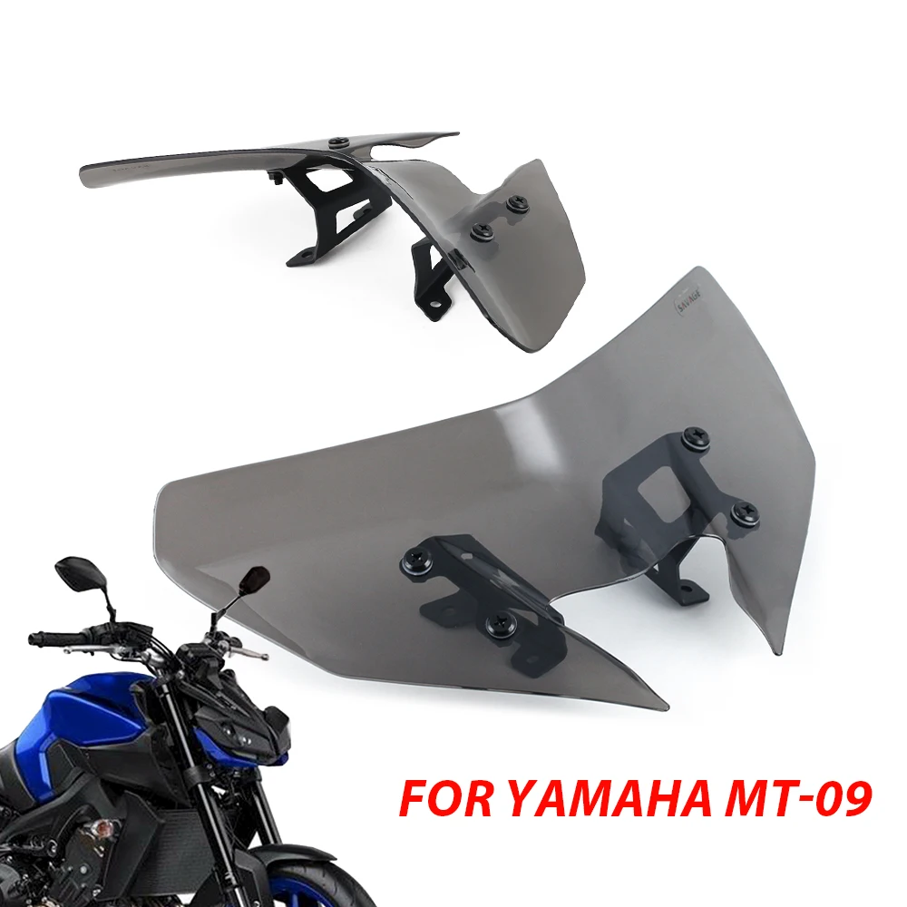 Лобовое стекло для Yamaha Mt 09 Fz 2017 2020 18 19 ветровое Pare brise аксессуары мотоциклов