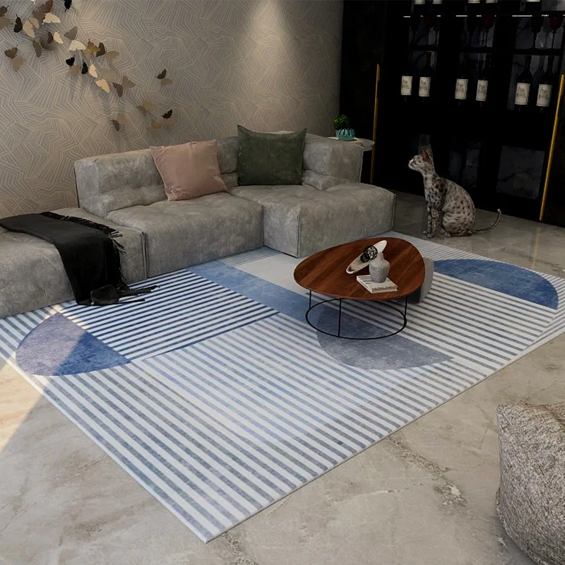 

Geometric Large Carpets for Living Room Modern Floor Carpet Parlor Mat Rectangular Washable Big Area Rugs for Bedroom Home Decor