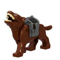 locking animals scorpion suit bear tiger shark horse building block toys for children compatible with locking animals kids gifts