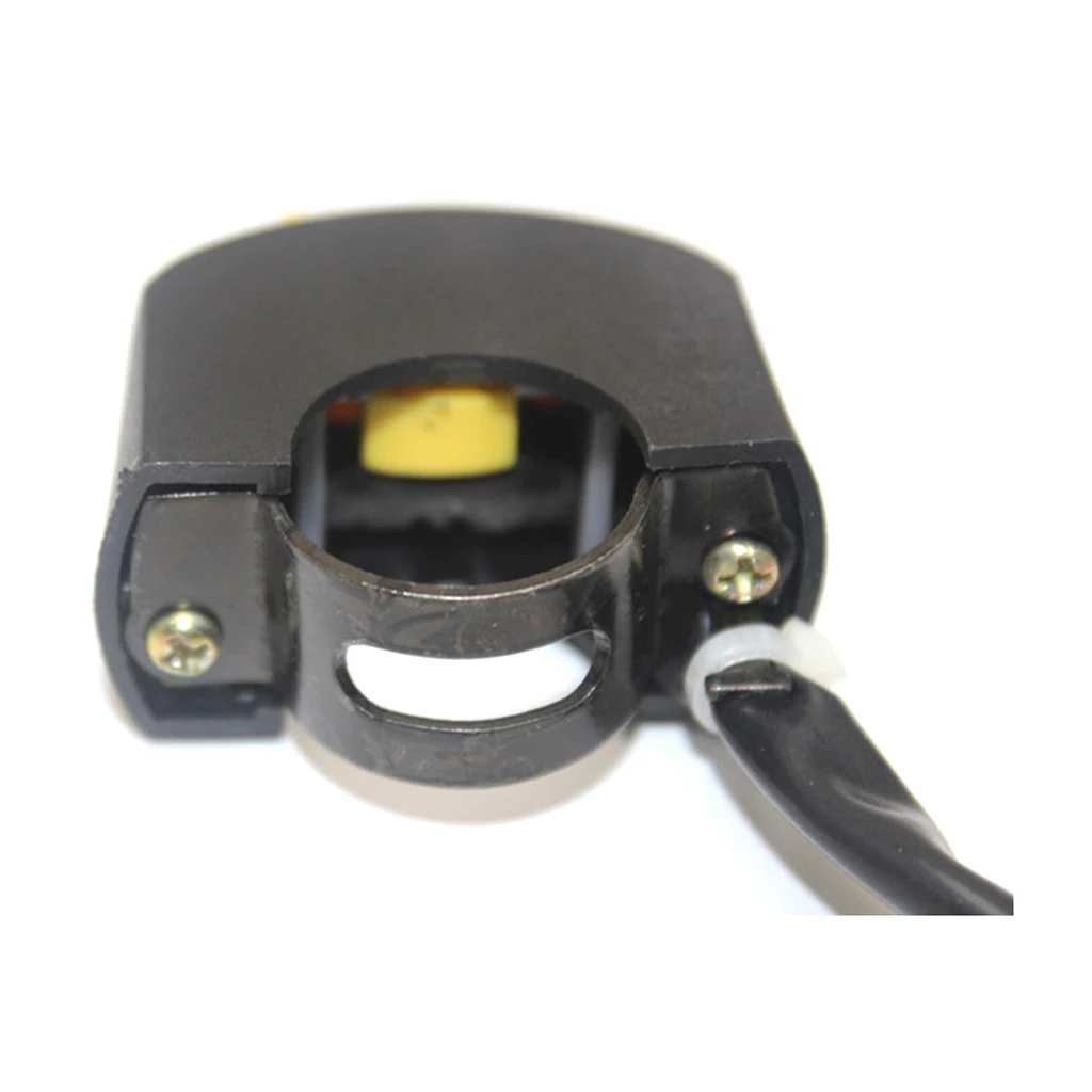 

2 Wires Motorcycle ATV 7/8inch 22 Handlebar Headlight Fog Spot Light On Off Switch - Black&Yellow